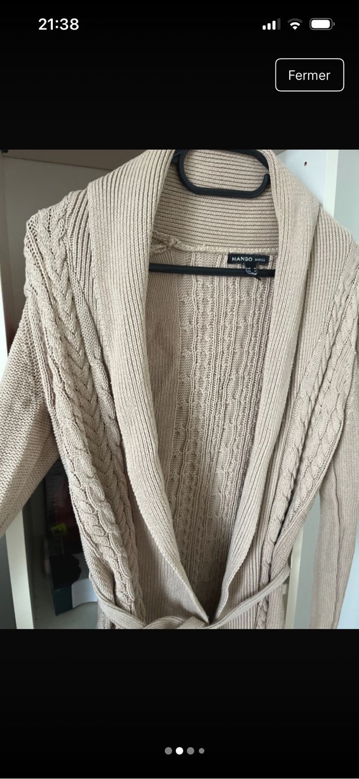 Veste laine 3/4 MANGO - photo numéro 2