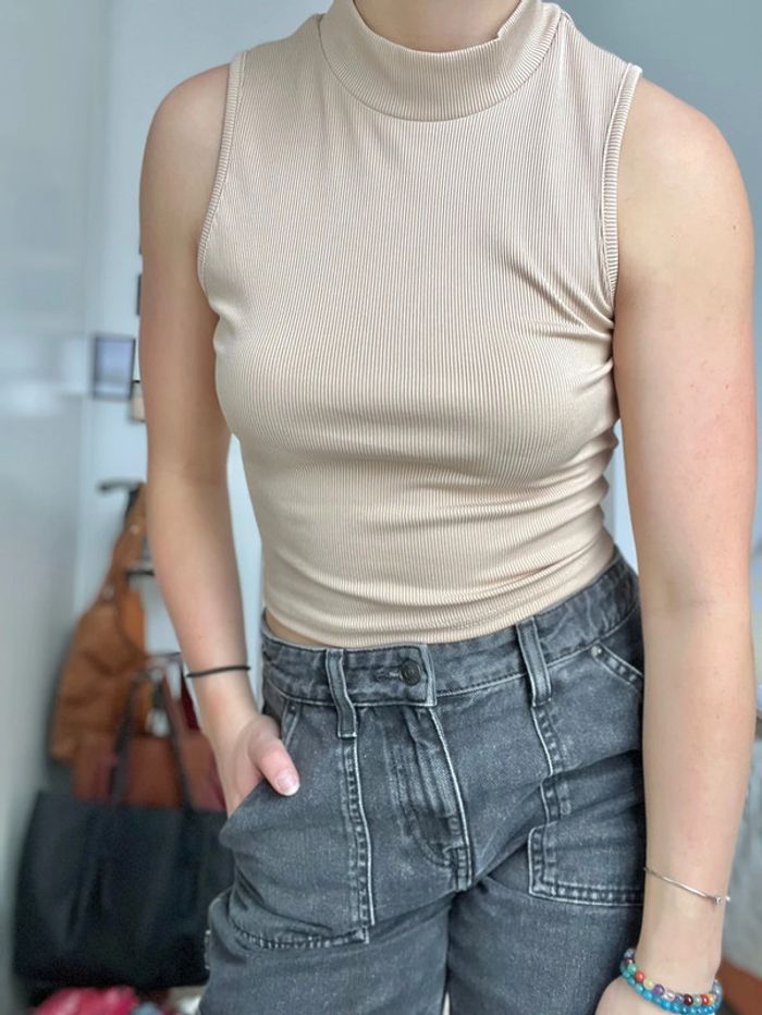 Débardeur beige - photo numéro 2