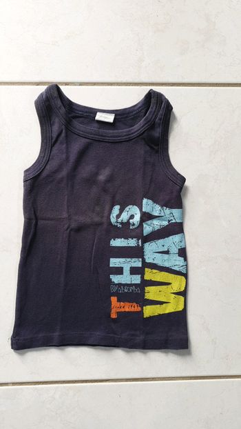 Débardeur garçon 4 ans CH2