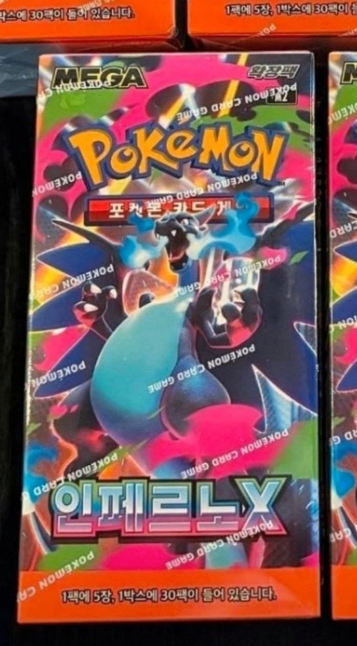 Display M2 mega inferno X dracaufeu retail neuve scellée Pokémon coréen kr