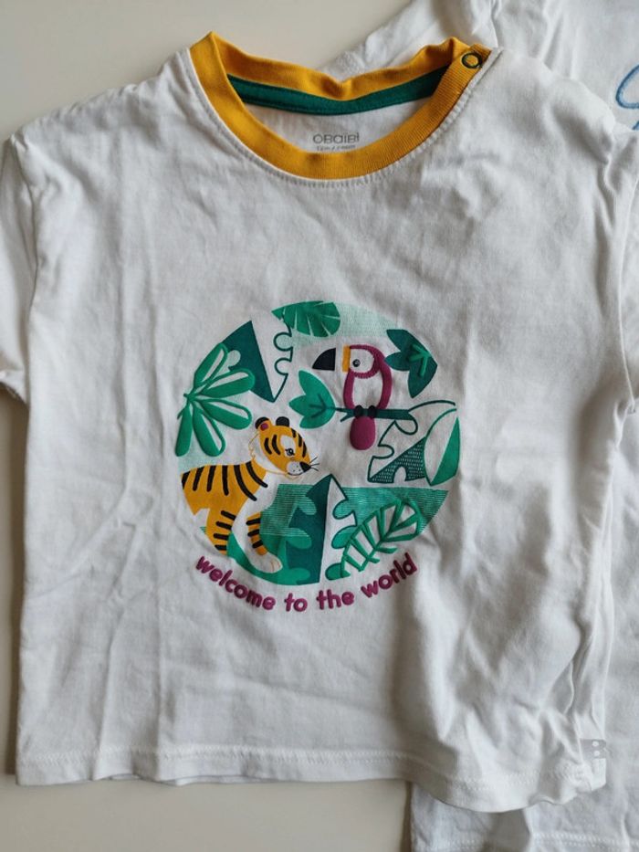 Lot tee-shirt bébé garçon - photo numéro 3