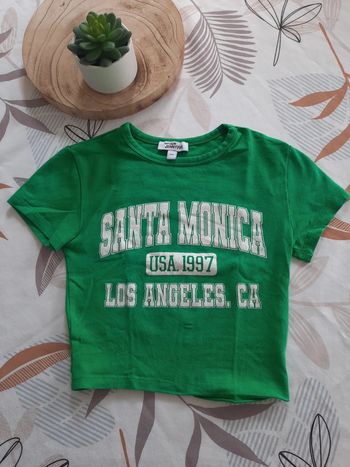 Tee-shirt crop top