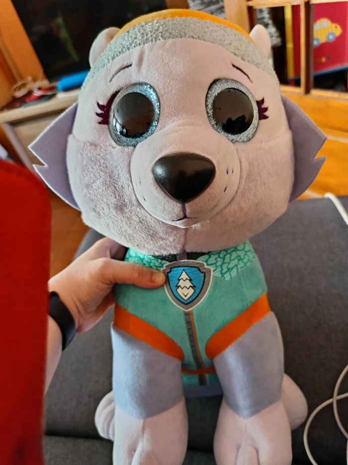 Peluche Everest yeux scintillant 40 cm - photo numéro 3