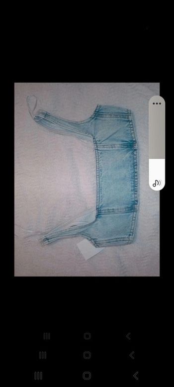 Croc top court style brassière jeans