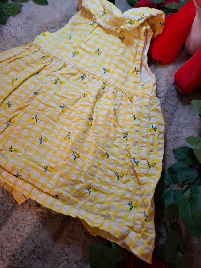 Robe d’hiver jaune motif citron - 18 mois - Du Pareil au Même - photo numéro 4