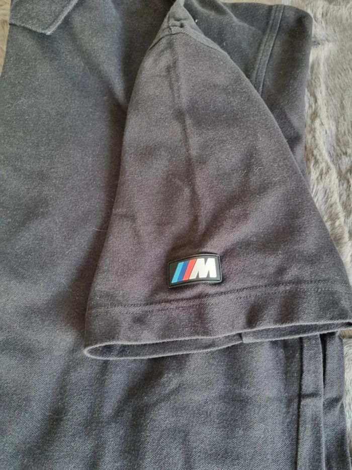Polo manches courtes BMW Noir, L Hommes - photo numéro 4
