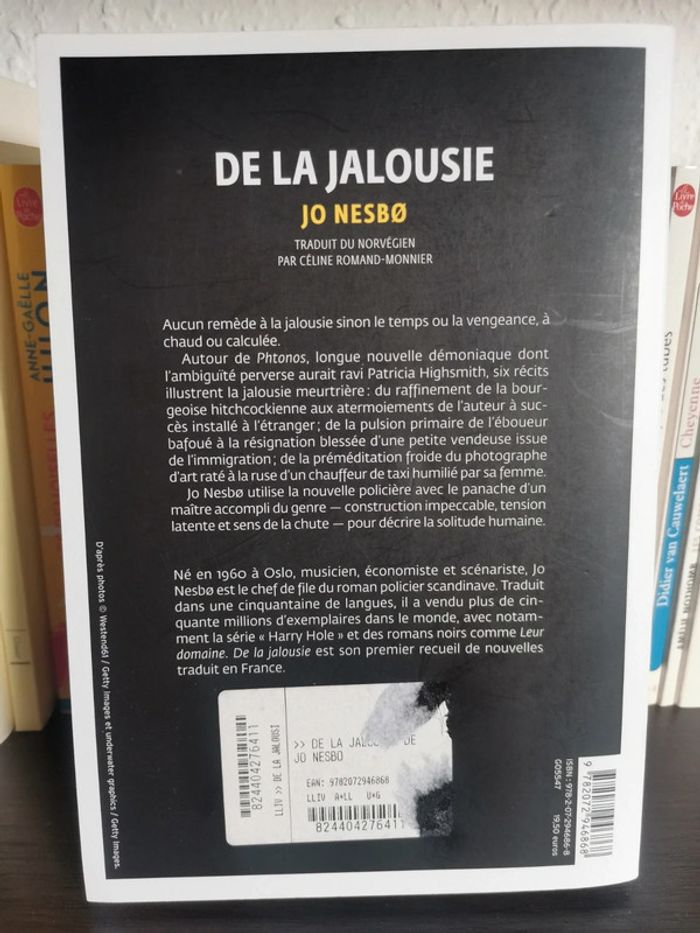 De la jalousie de Jo Nesbo - photo numéro 2