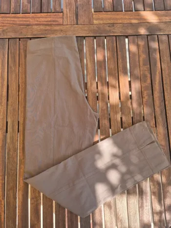 Pantalon stretch marron T.38