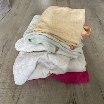 Lot de 6 sorties de bain fille
