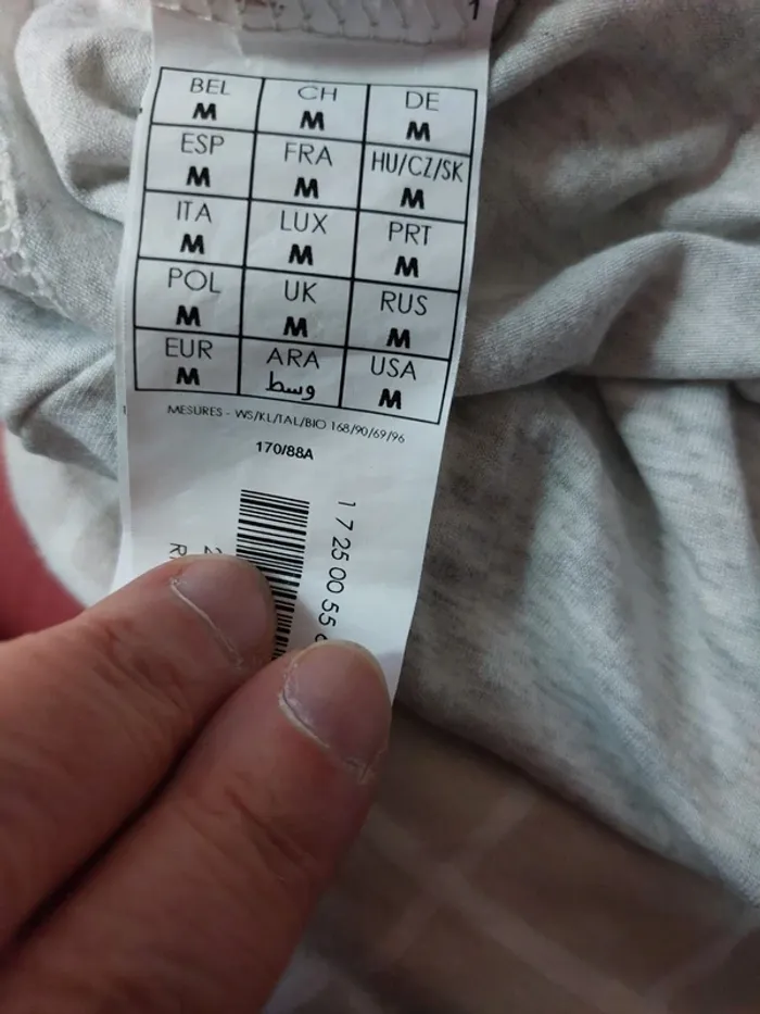 Tee-shirt gris manches courtes - photo numéro 6