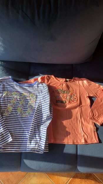 Lot de 2 t-shirt manche longue Sergent major 5-6 ans