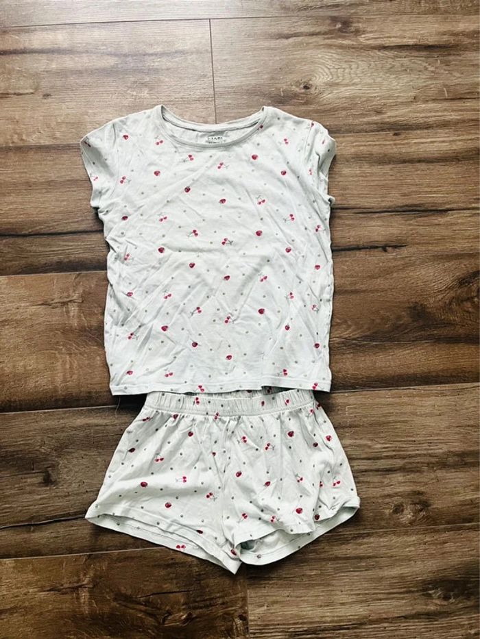 Ensemble pyjama été 8 ans ( short + haut