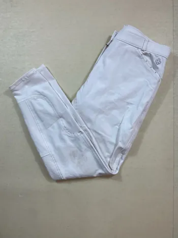 Pantalon 4Riders blanc strass – Full grip – Taille 42 (XL)