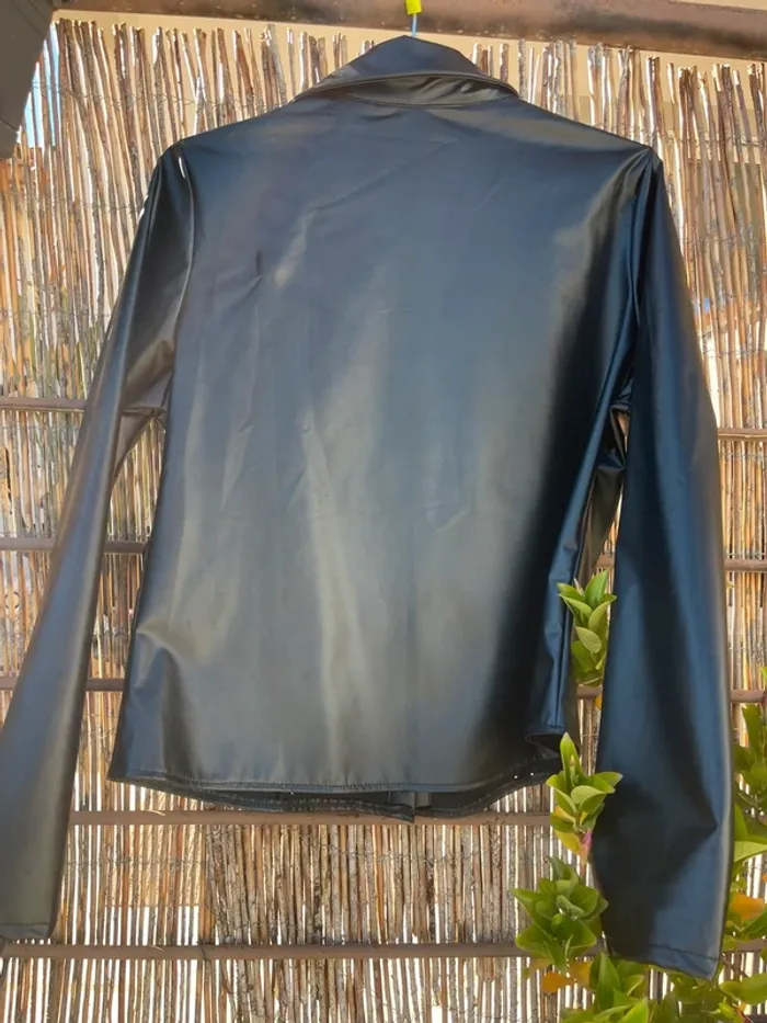 Chemise noire cloutée Rock - photo numéro 4