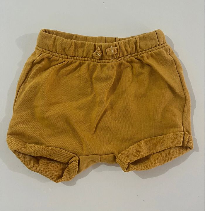 Short bebe jaune ocre - 12 mois - Kiabi