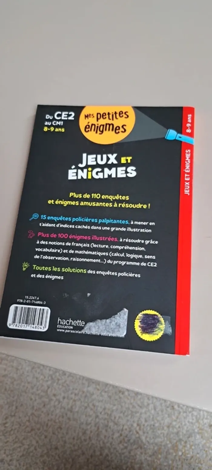 Livre jeux et énigmes, du CE2 au CM1 - photo numéro 3
