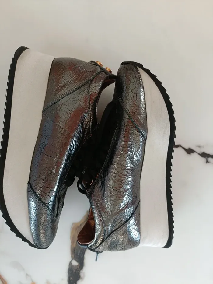 Sneakers cuir véritable Alexander Smith - photo numéro 4