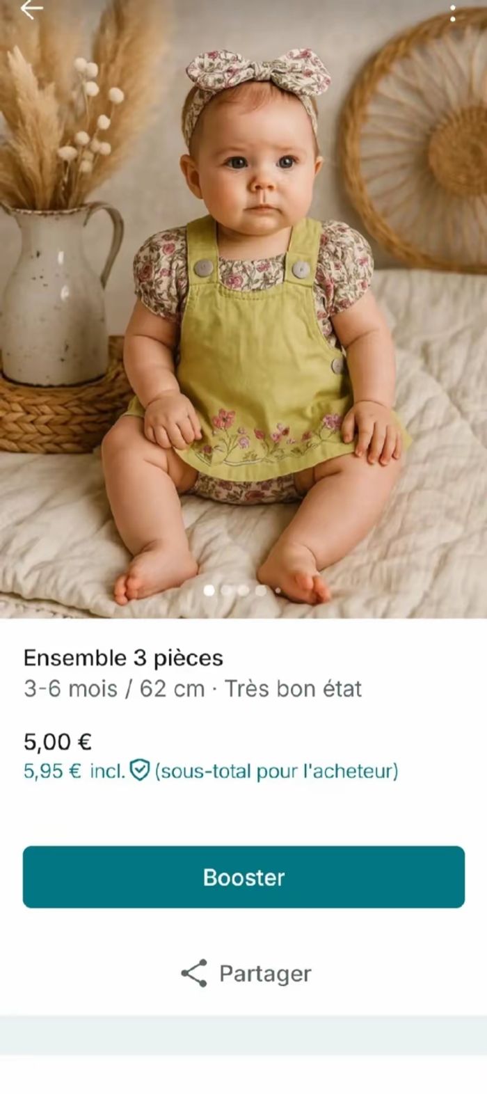 Ensemble salopette robes