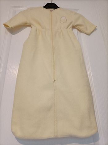 Turbulette polaire Damart jaune ours 0-6 mois