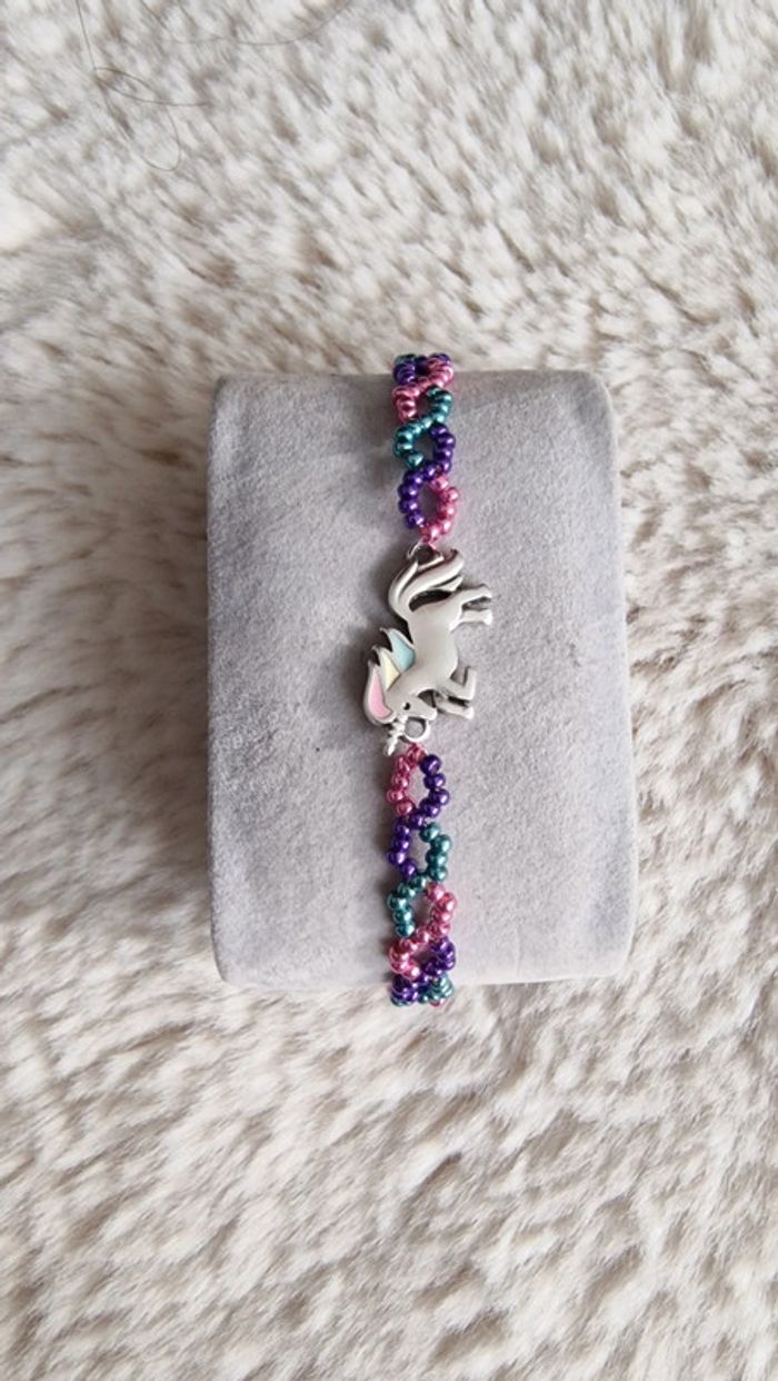 Bracelet multicolore licorne - photo numéro 2