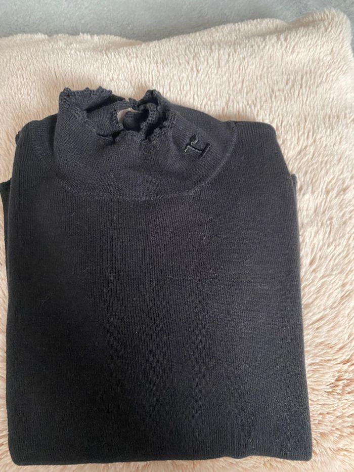 Pull noir repetto fille
