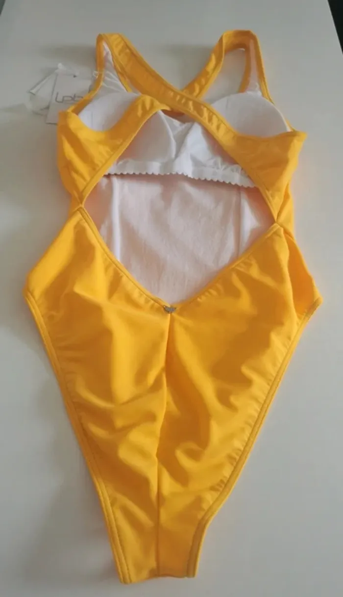 Maillot de bain 1 pièce marque LpB taille 2 correspondant à un 38 neuf création Française - photo numéro 5
