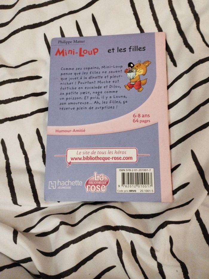 Livre Mini Loup Bibliothèque rose - photo numéro 2