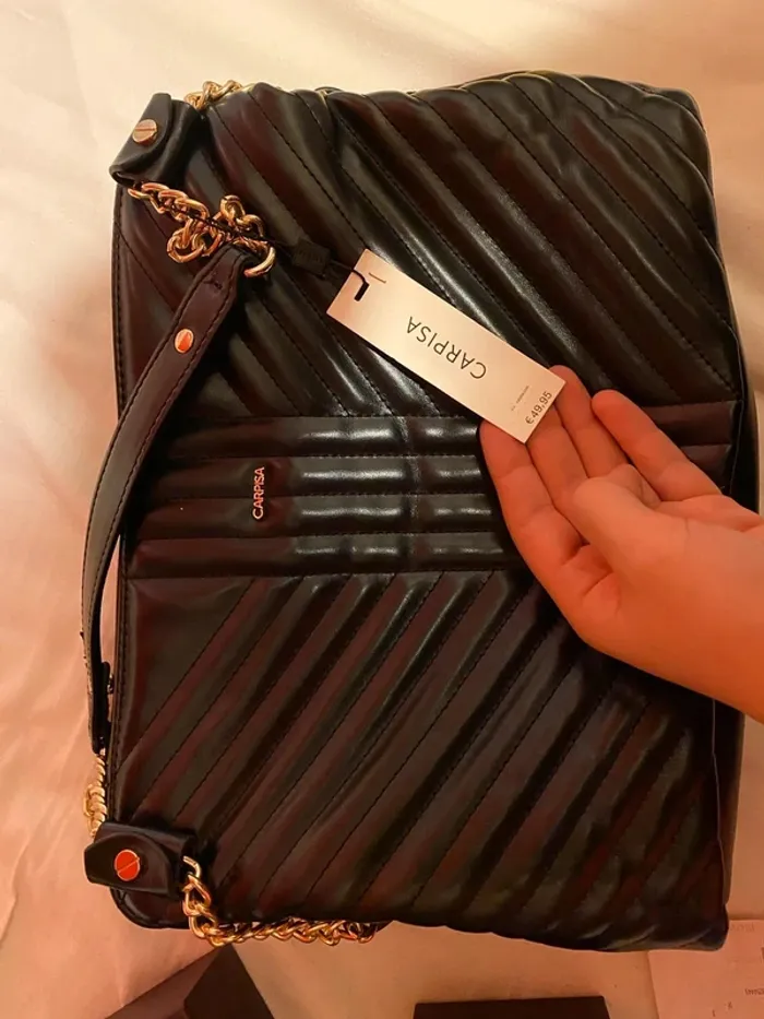 Sac à main noir neuf Carpisa - photo numéro 9