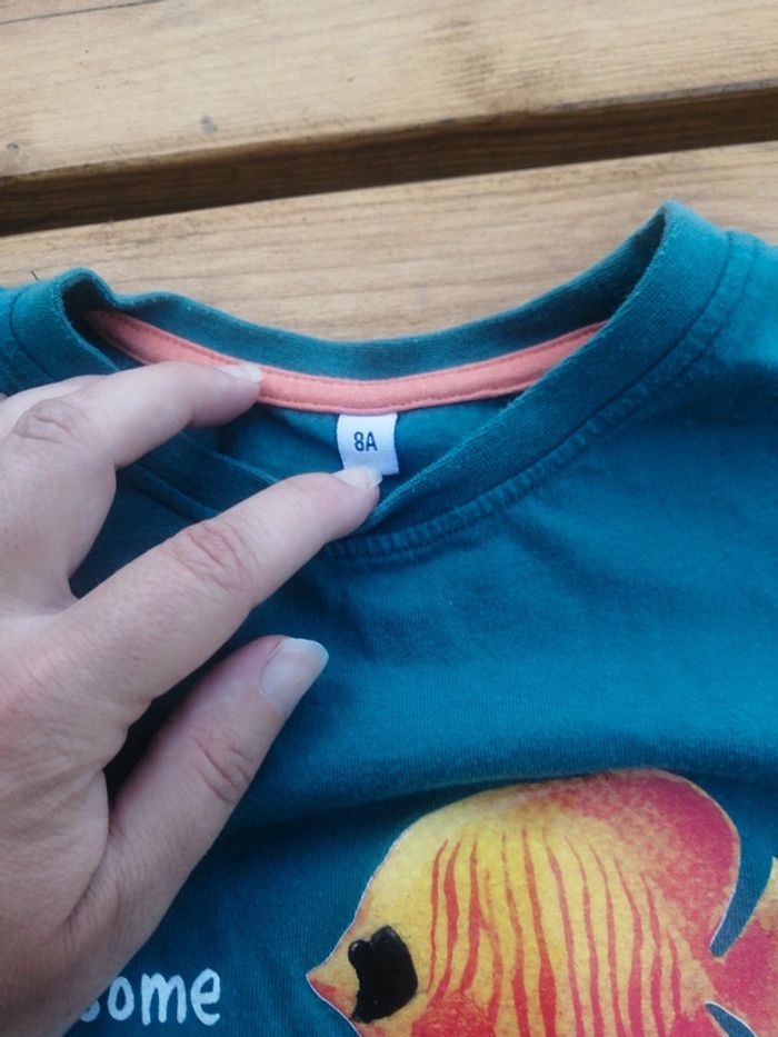 Tee shirt manche courte 8A - photo numéro 3