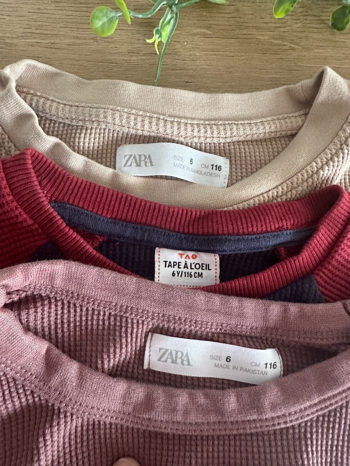 Lot de 2 hauts gaufrés Zara - photo numéro 5