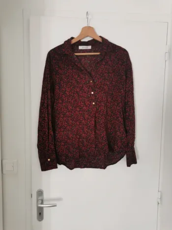 Chemisier motif floral