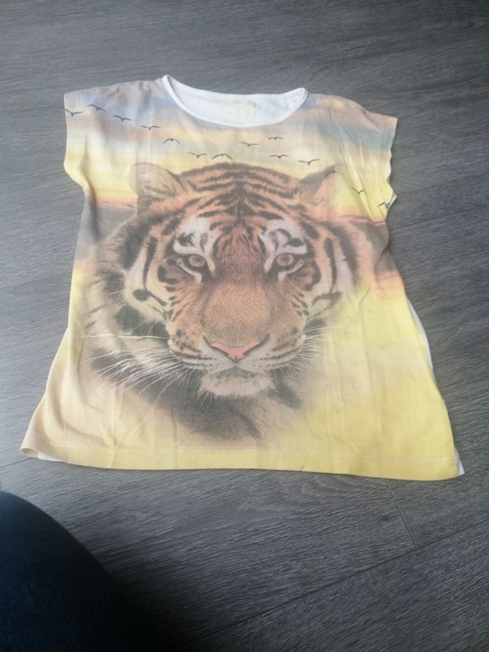 Tee shirt manche courte Tigre 10A