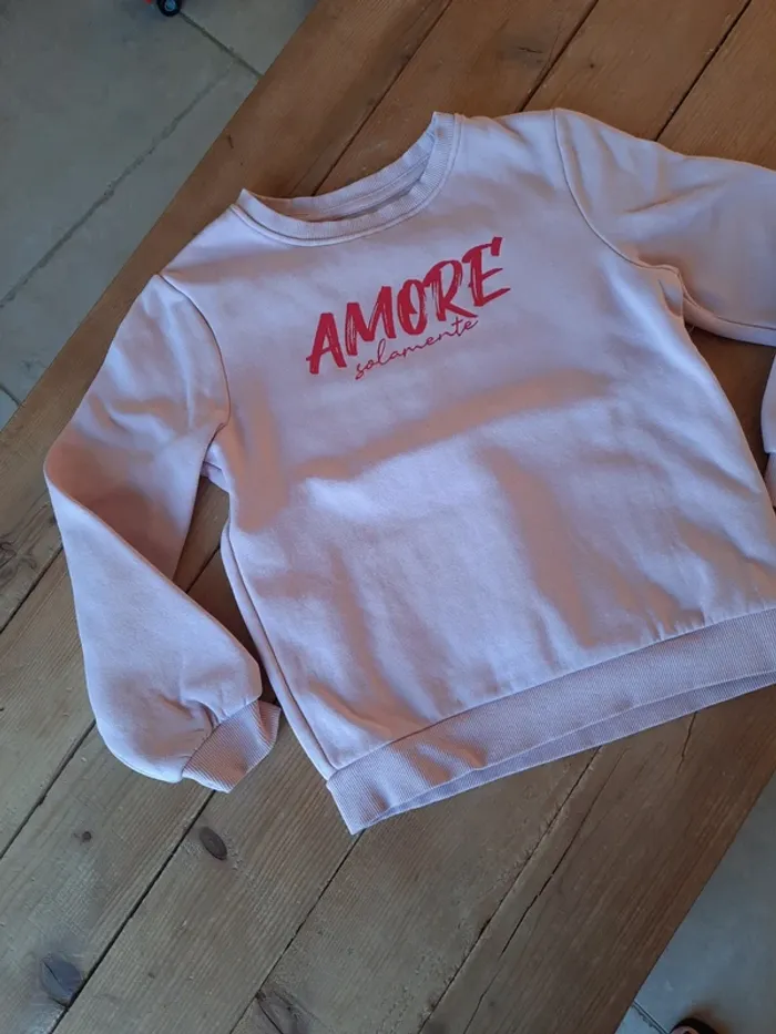 Pull rose Amore Solamente Kiabi - photo numéro 2