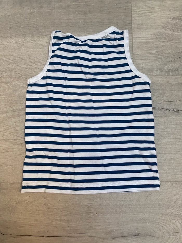 Débardeur rayée bleu - photo numéro 3