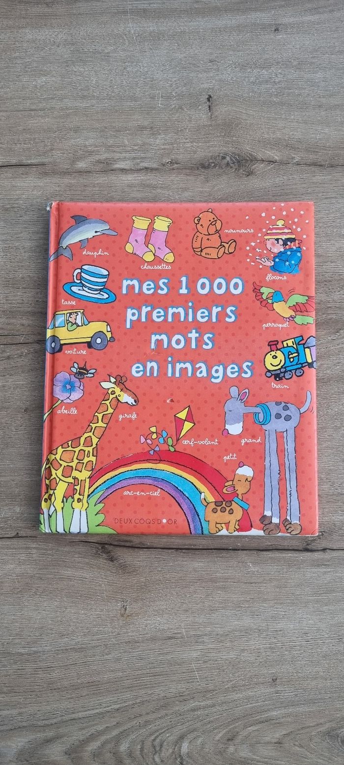Grand livre imagier 1000 1ers mots en image
