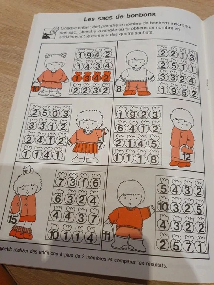 Livre initiation - exercices amusants de calcul "Chantecler" - photo numéro 5