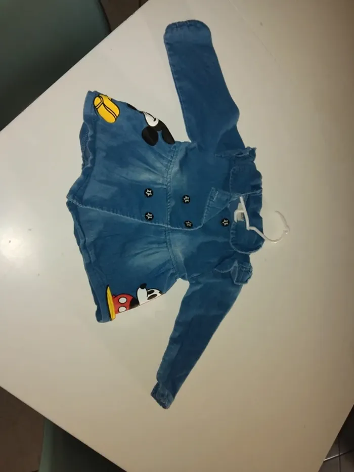 Robe en jeans mickey - photo numéro 2