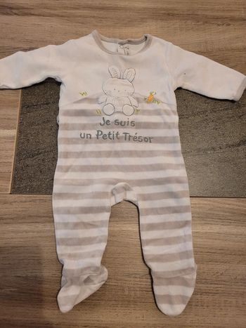 Pyjama 1 pièce- gemo 3 mois