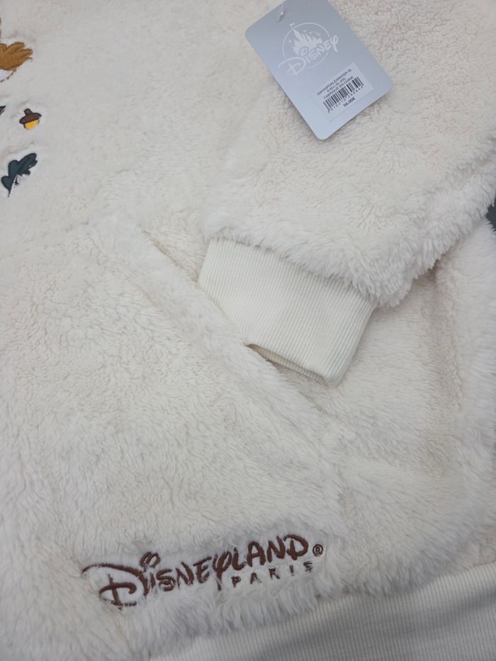 Sweat Polaire logo Disneyland Paris Tic & Tac Winters taille XL +1 cadeau Disney offert - photo numéro 4