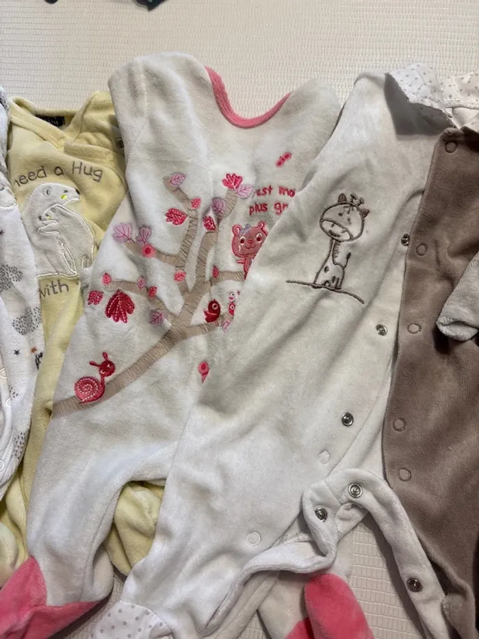 Lot de 6 pyjamas bébé - photo numéro 5