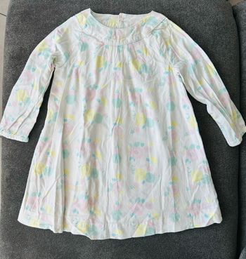 Robe fleurie Vertbaudet bébé fille 2ans