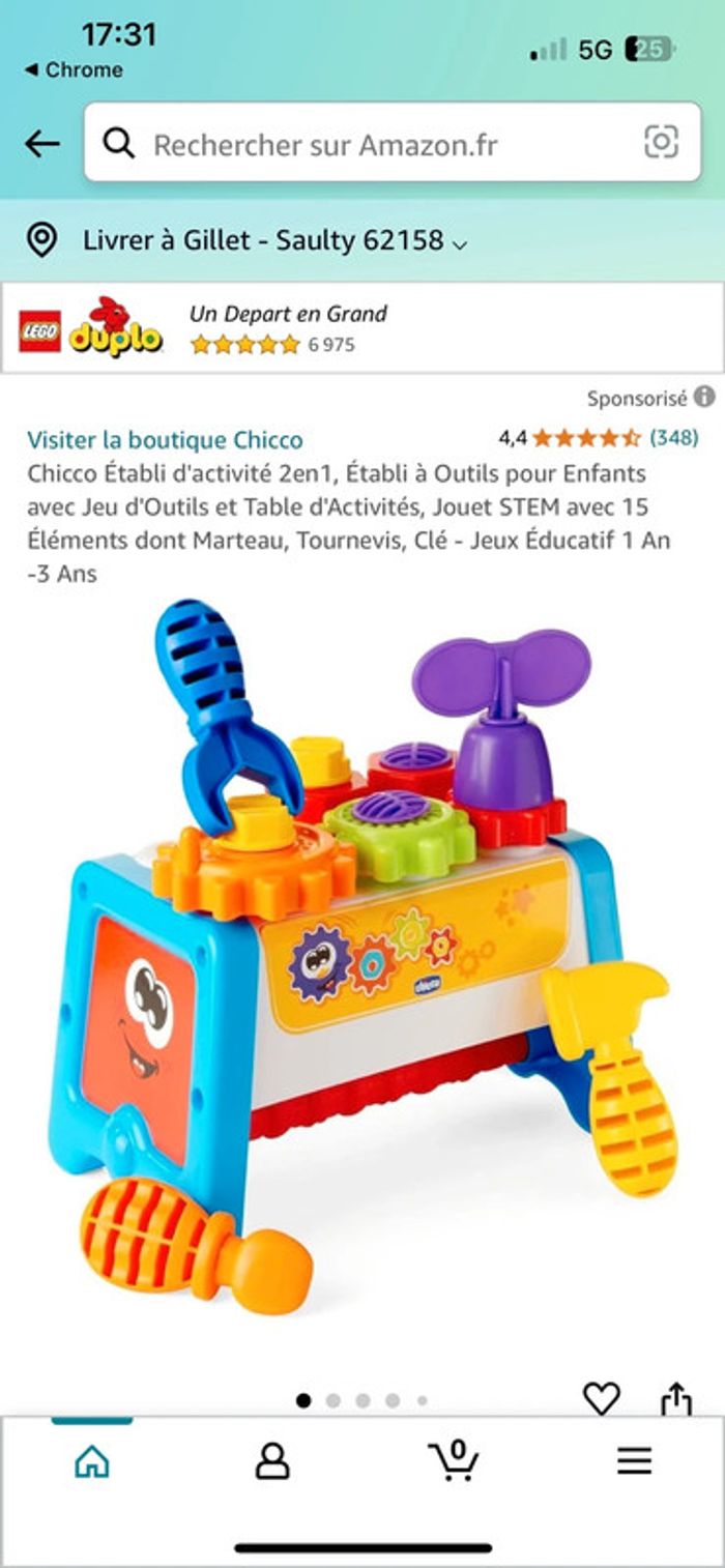 Établi d’activité 2 en 1 chicco - photo numéro 6