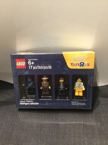 Lego officiel coffret Policiers et voleurs 4 mini figurines collection édition limitée Toysrus