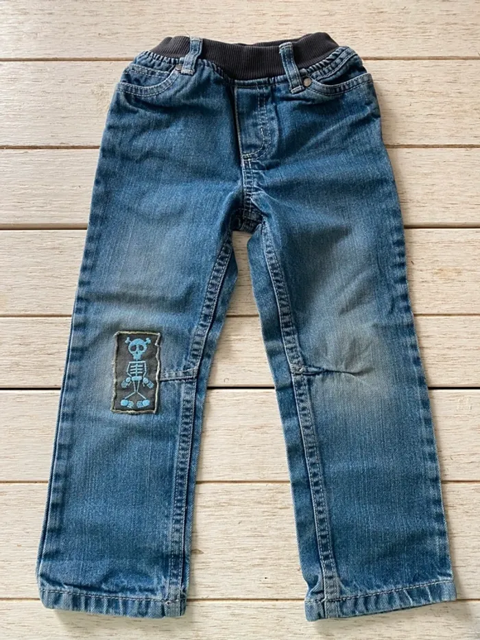 Ensemble Bebe garçon 3 ans pantalon jean , polo et gilet - photo numéro 4