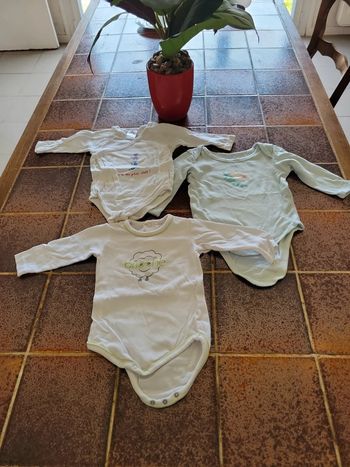 Lot bodies manches longues