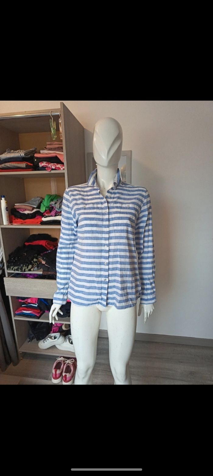 Chemise rayée armor lux