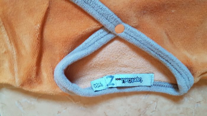 Pyjama 2 pièces garçon 9 mois orange Tape à l'oeil - photo numéro 2