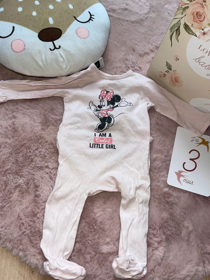 Lot de 2 Pyjama Minnie léger 3 mois - photo numéro 3