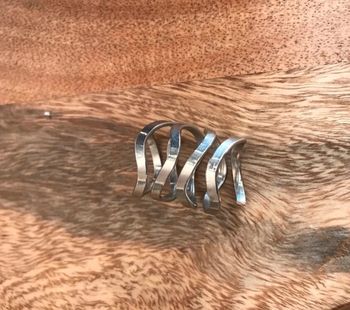 Bague argentée