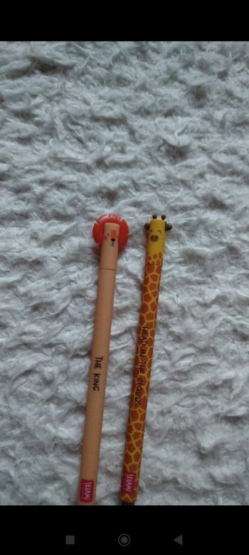 Legami stylo lion et girafe